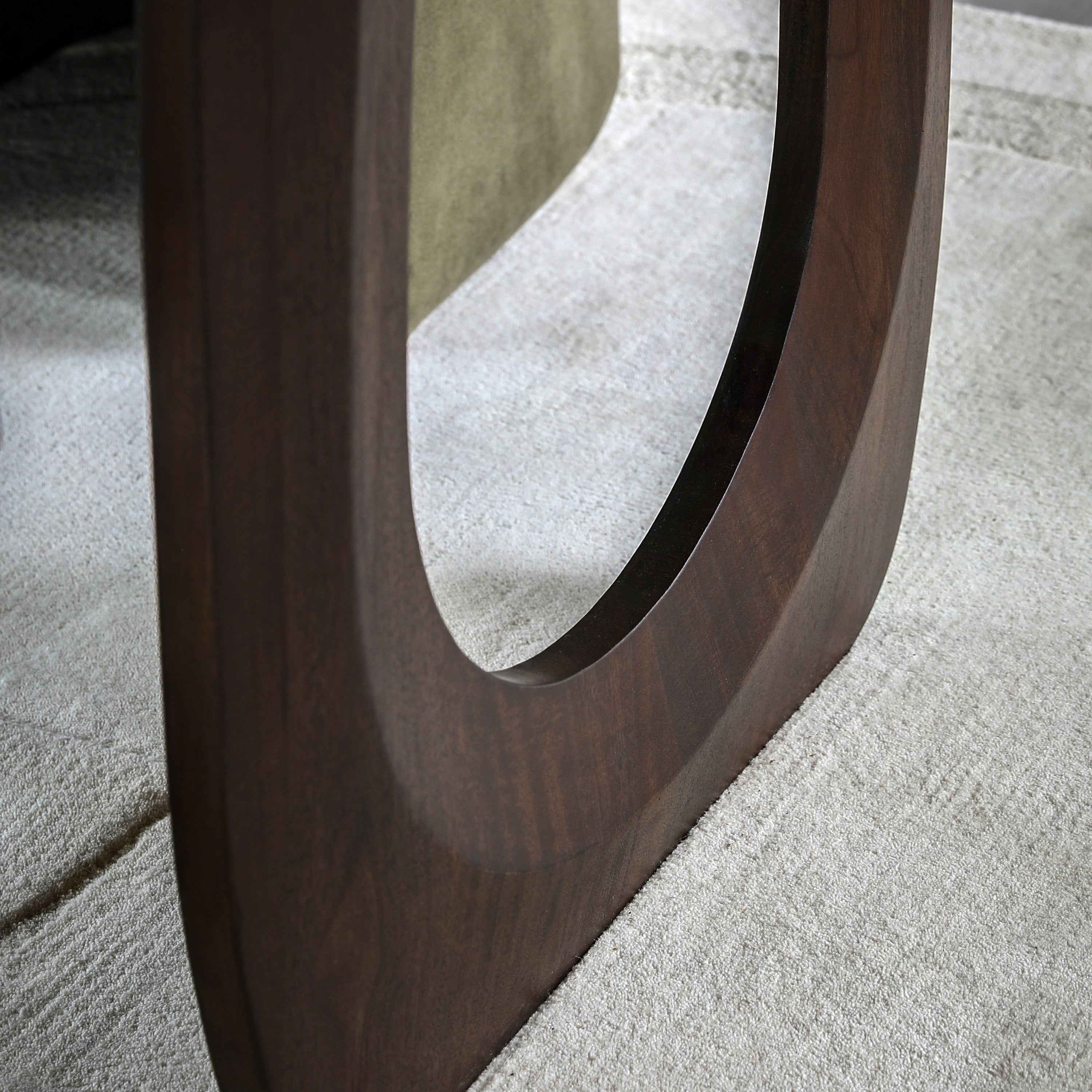 Hank Brown Mango Wood Dining Table | 6 Seater